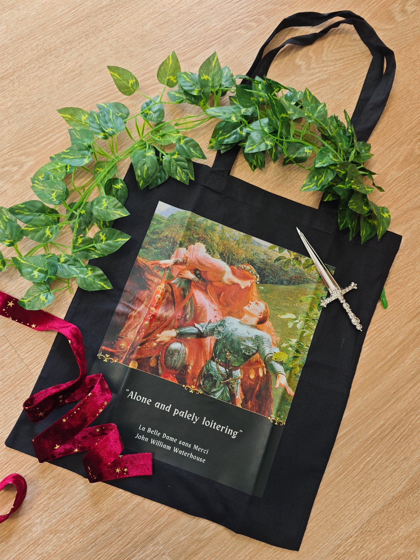 Cotton tote bag "La Belle Dame"