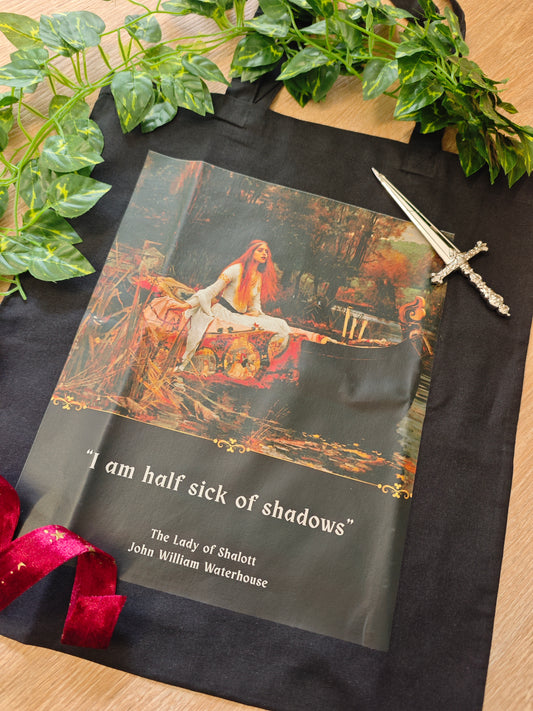 Cotton tote bag "Lady of Shalott"
