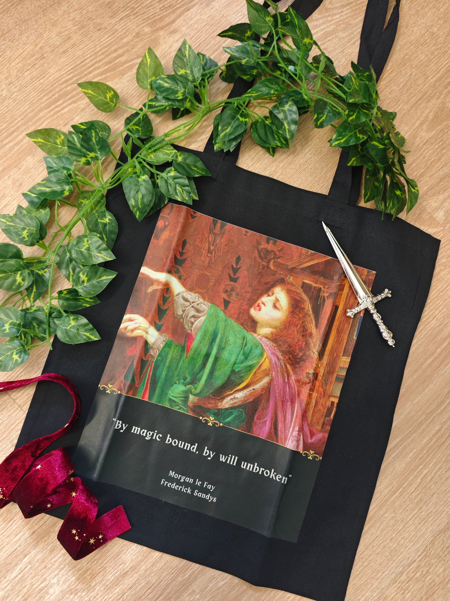 Cotton tote bag "Morgan Le Fay"