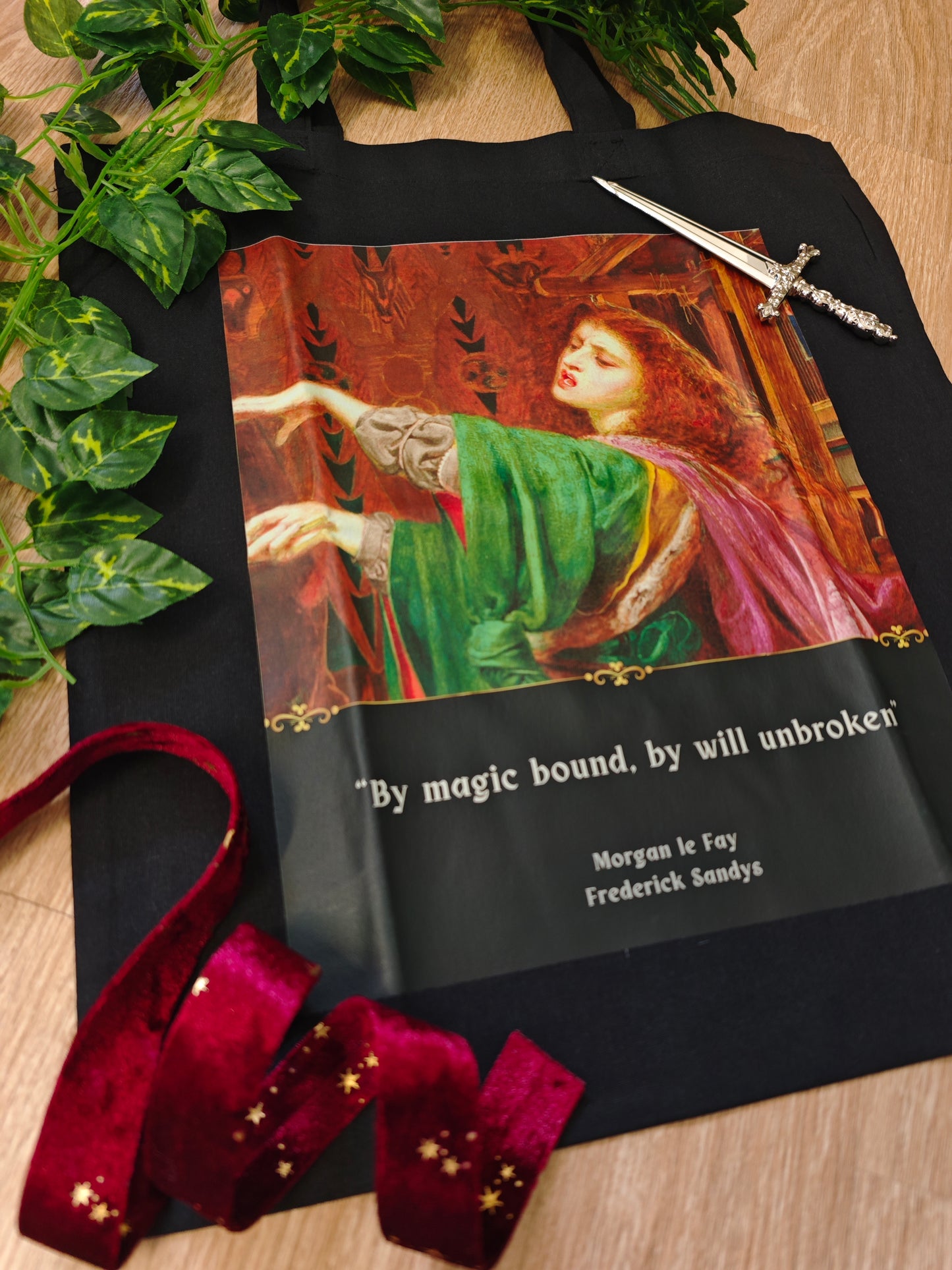 Cotton tote bag "Morgan Le Fay"