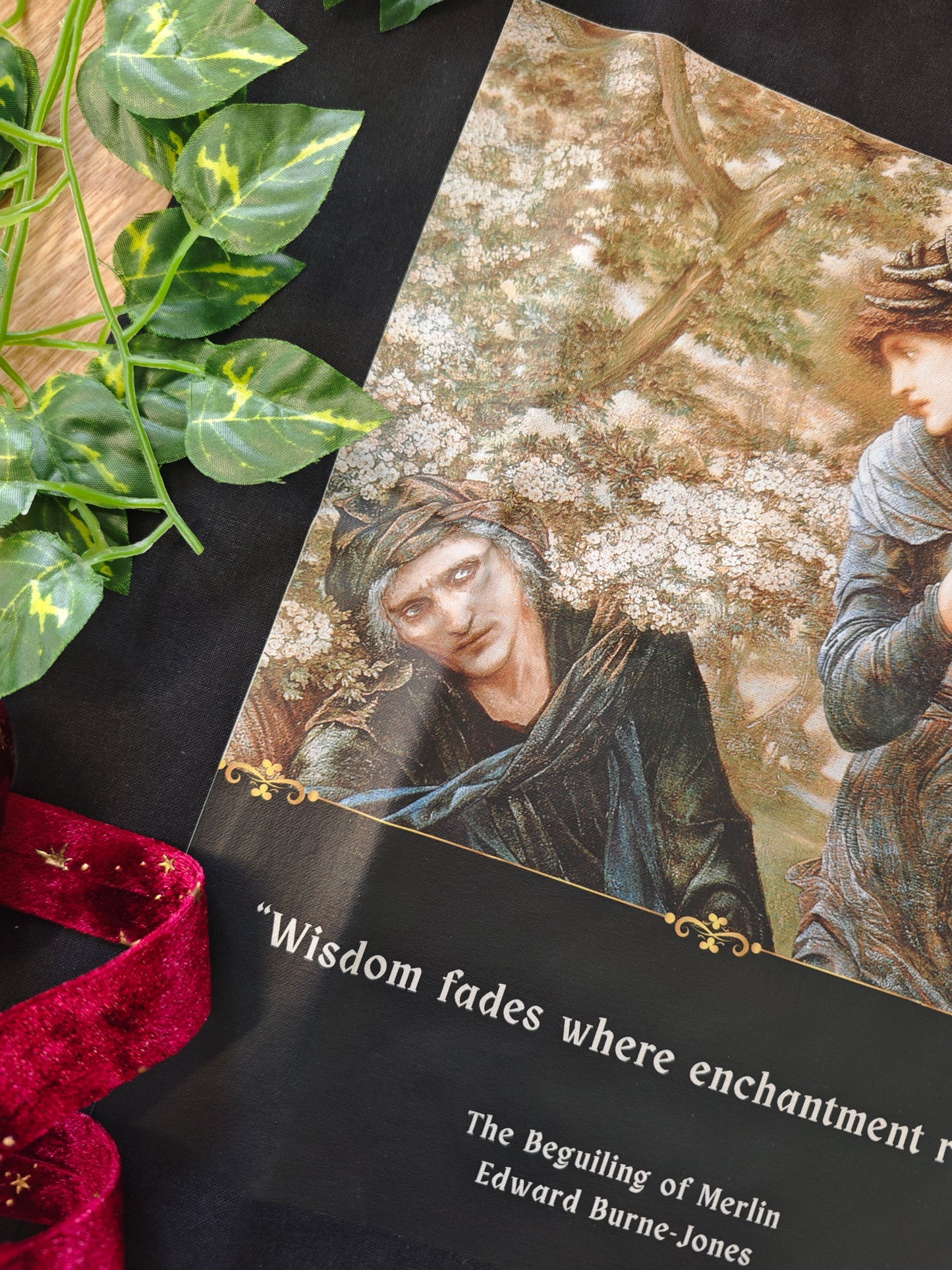 Cotton tote bag "Nimue & Merlin"