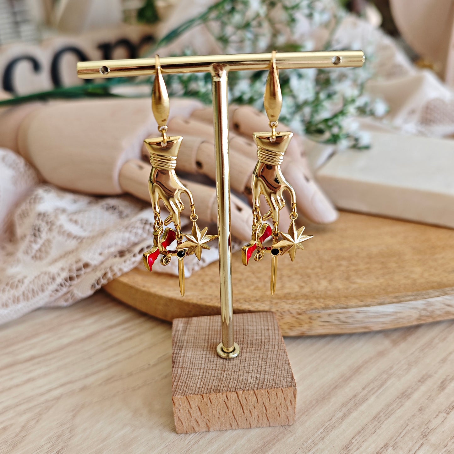 "Blood of the Pendragon" Earrings