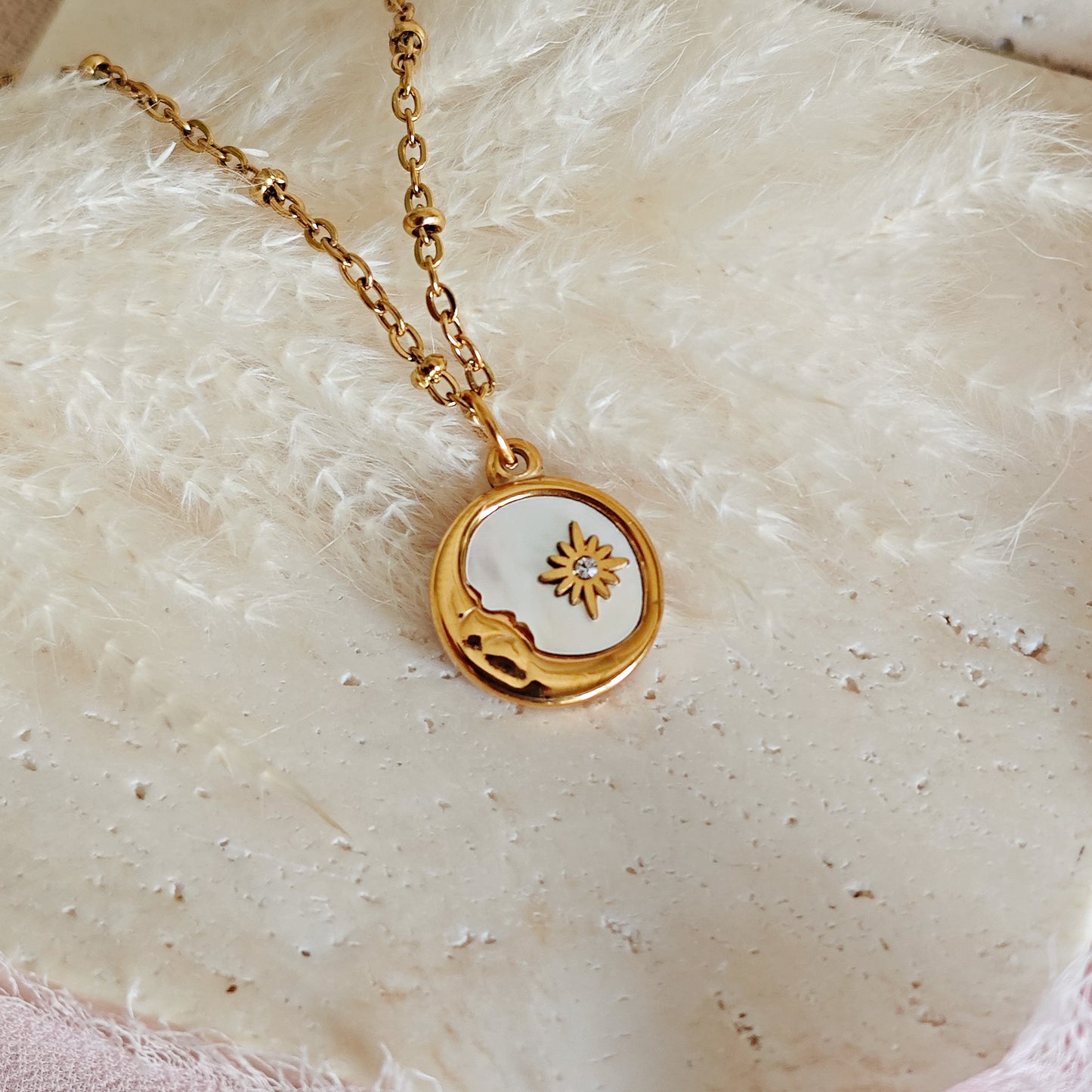 Collane friendship "My Sun" e "My Moon" in acciaio inox