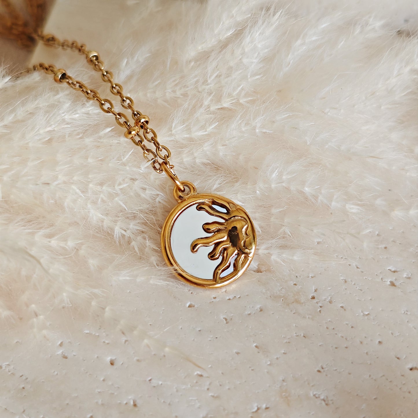 Collane friendship "My Sun" e "My Moon" in acciaio inox