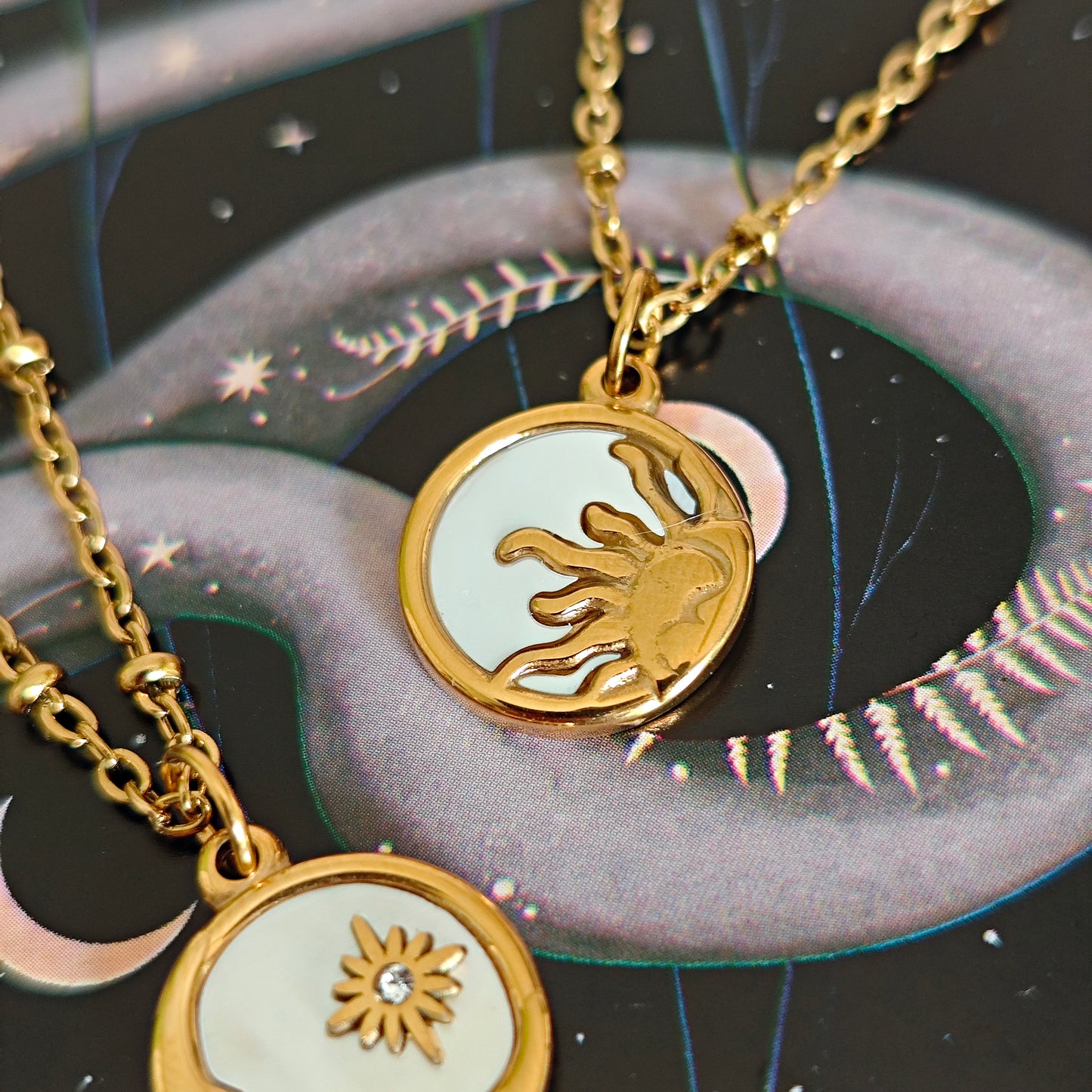 Collane friendship "My Sun" e "My Moon" in acciaio inox