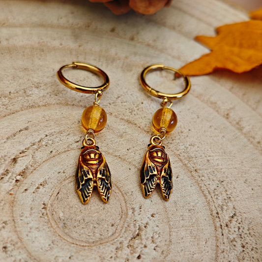 Orecchini "Cicada's Song"