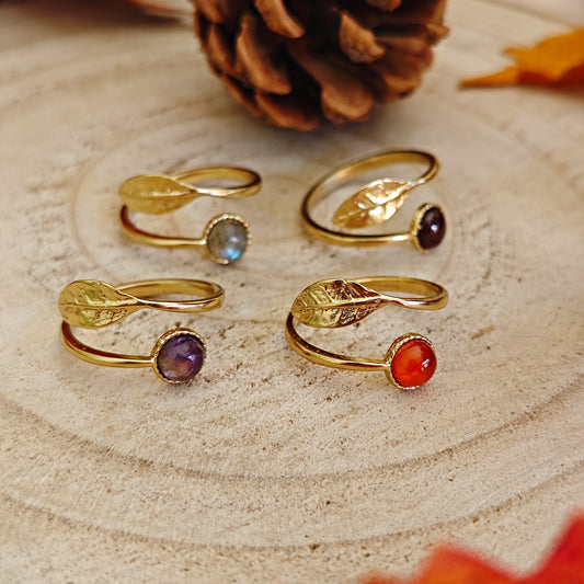 "The Enchanted Leaf" Ring