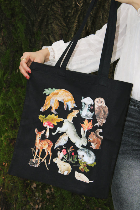 Tote Bag "The Woodland Bestiary"
