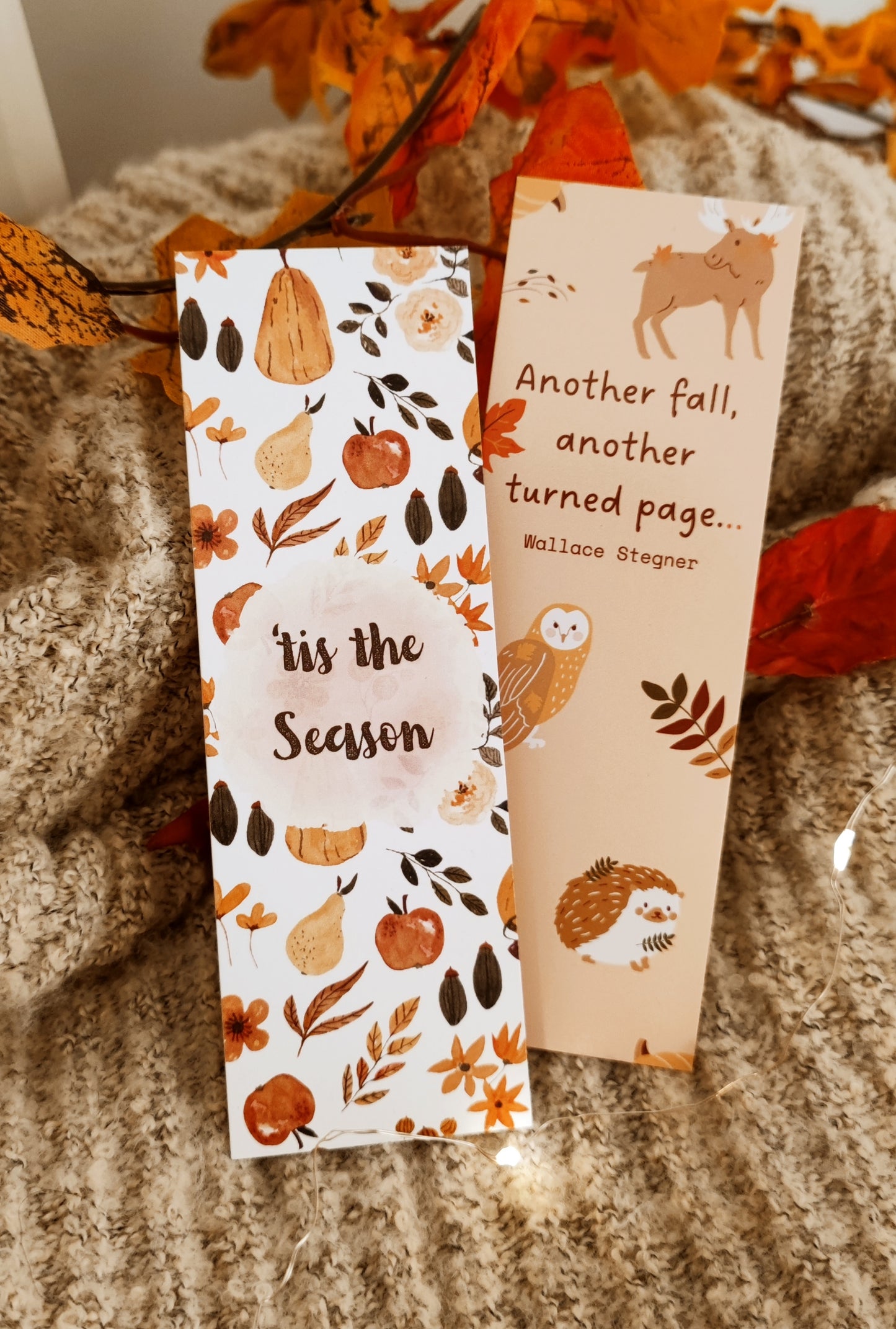 "Fall Vibes" Bookmarks