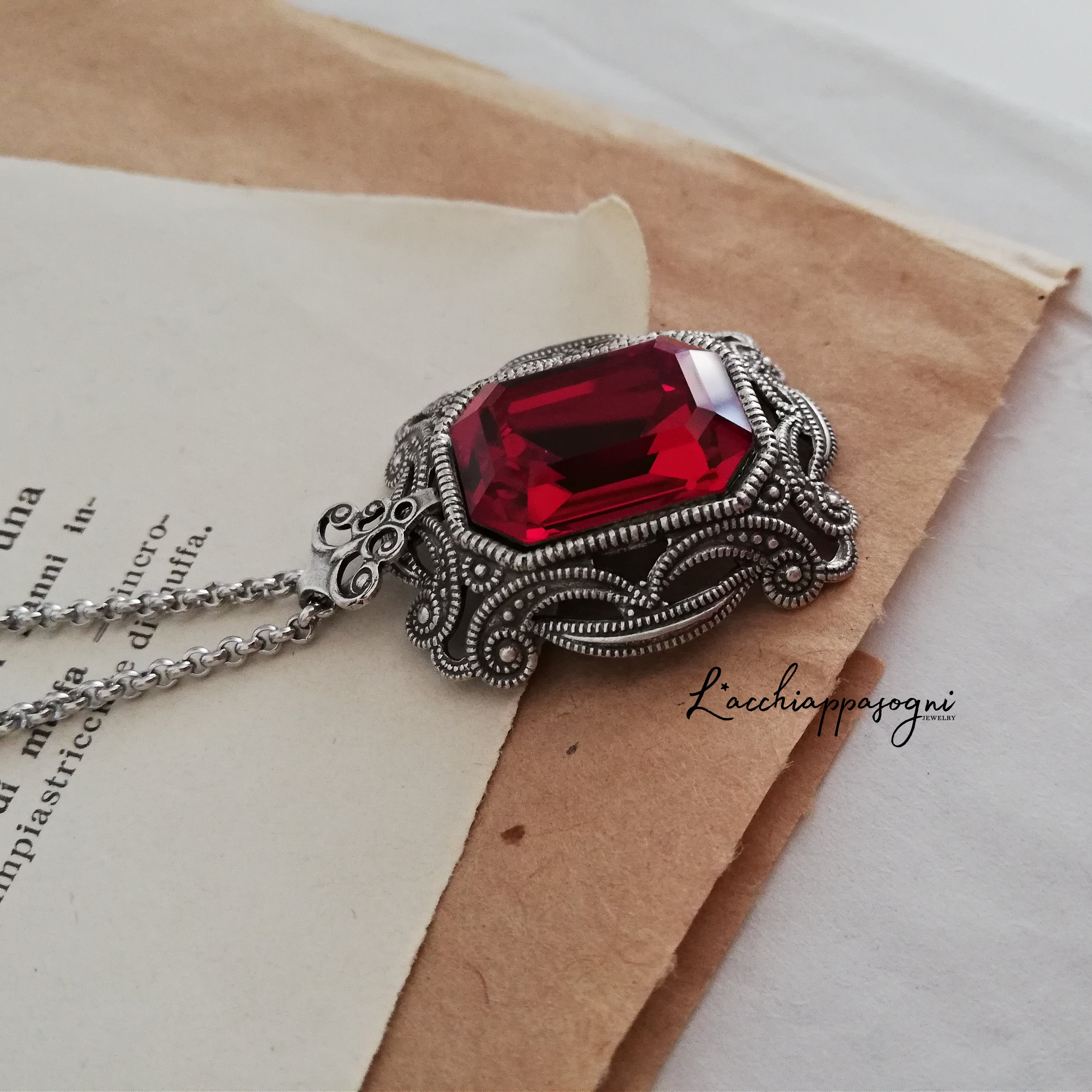 Victorian ruby clearance necklace