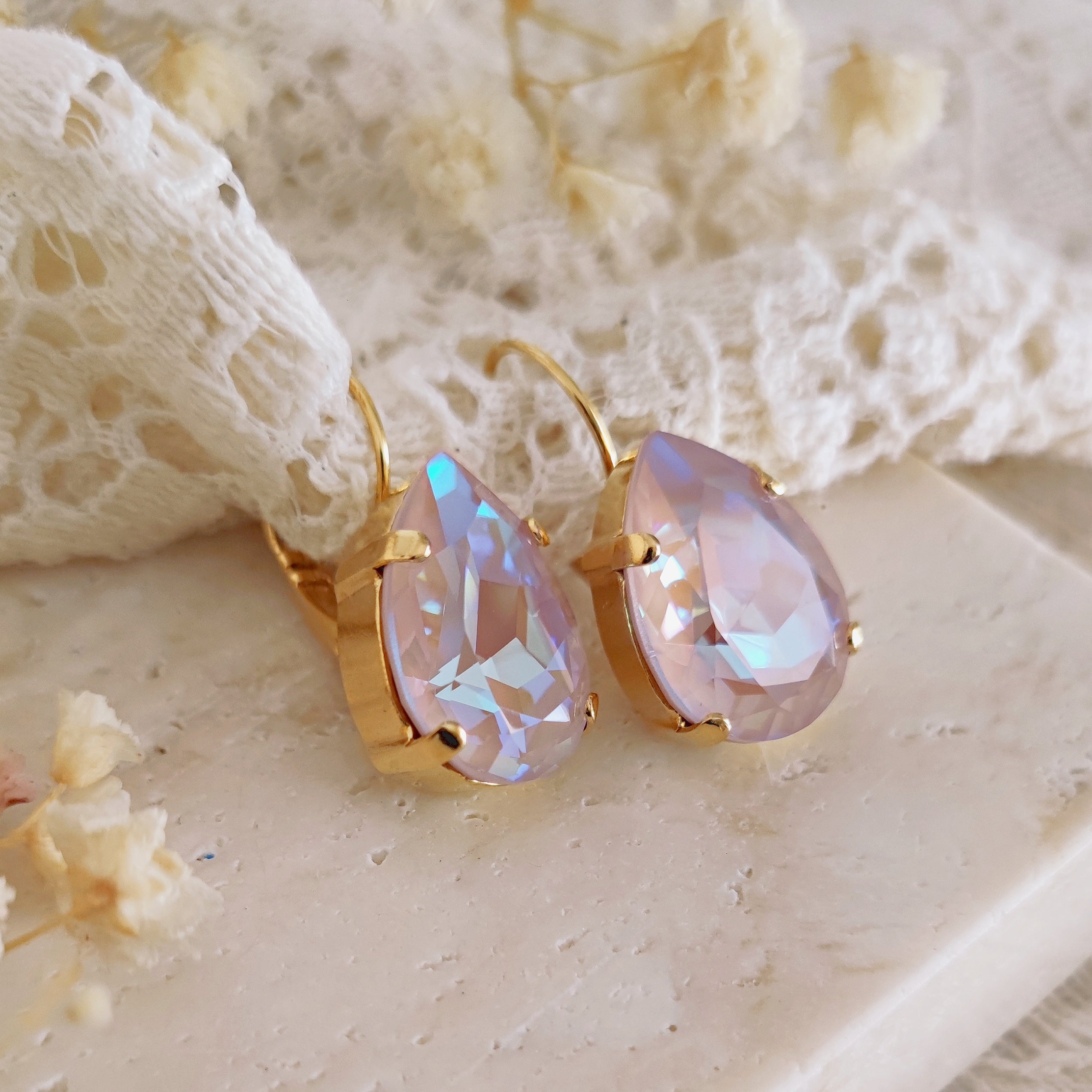 Pink Earrings Fuchsia Earrings Hot Pink Earrings Dark Pink Earrings Br –  Little Desirez Jewelry