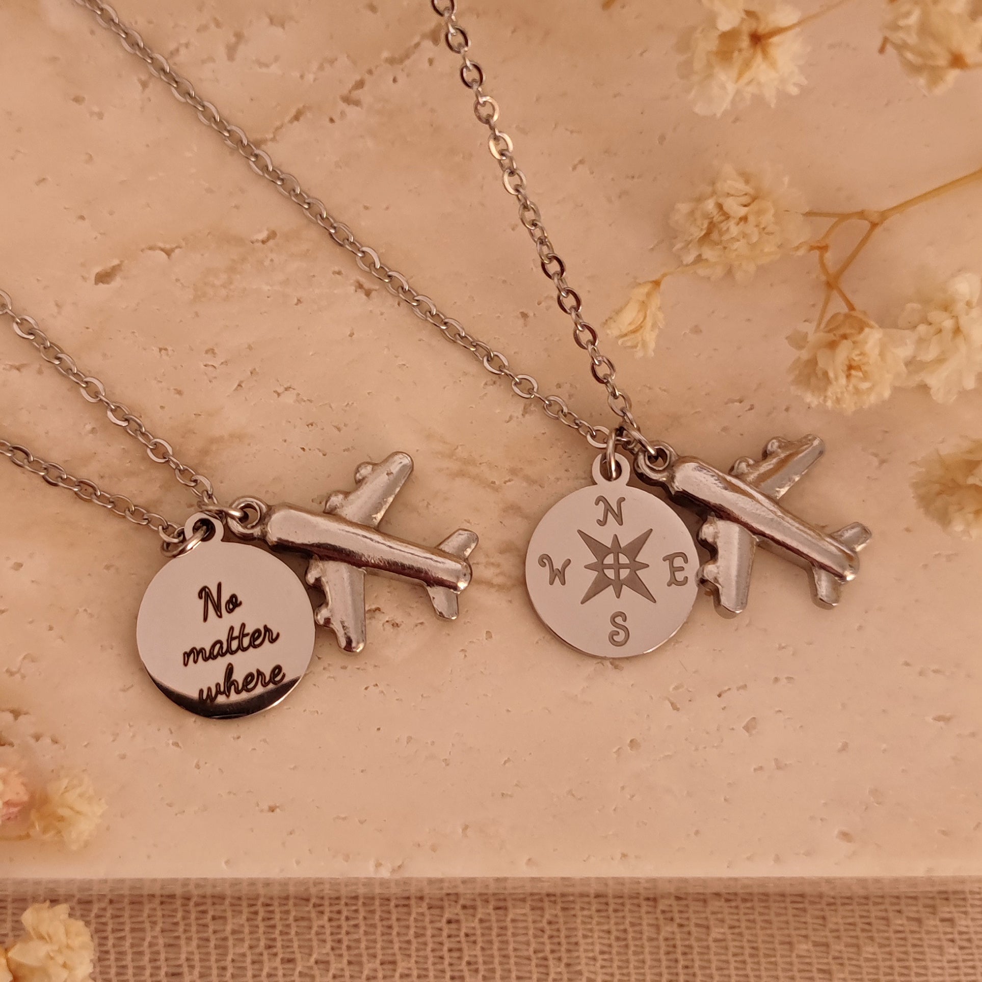 Best Friend No Matter Where Compass Necklace, Long Distance Gift, Best  Friends Gift, Gift for Her, Friendship Jewelry