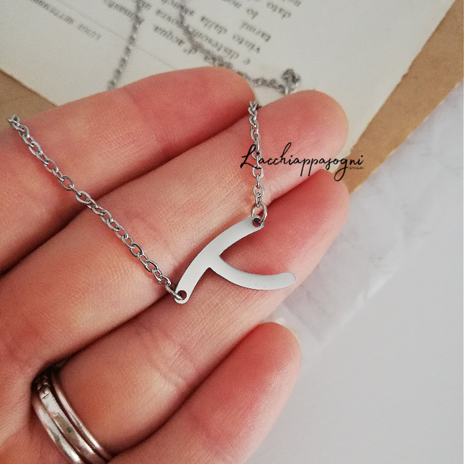 Lucky Wishbone Necklace – Lacchiappasognijewelry