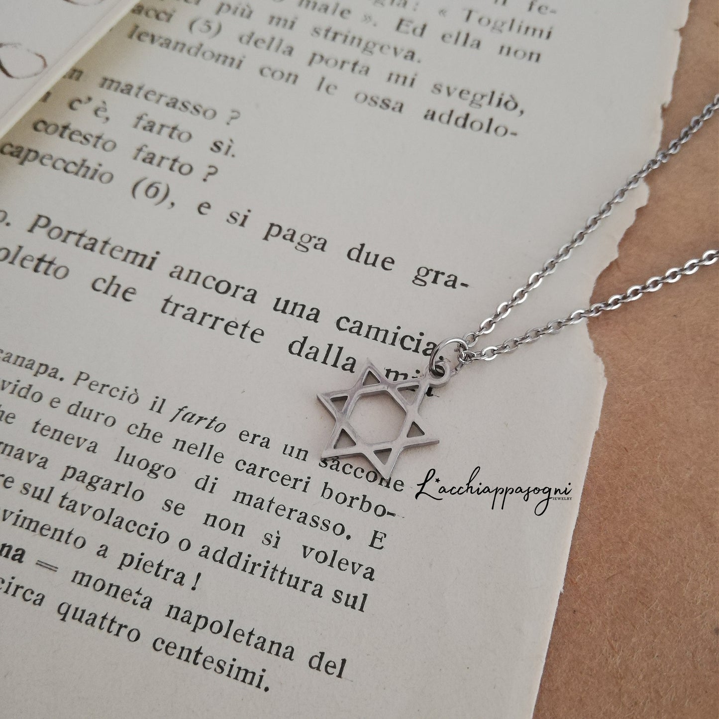 Collana Stella di David Elio e Oliver Chiamami col tuo nome